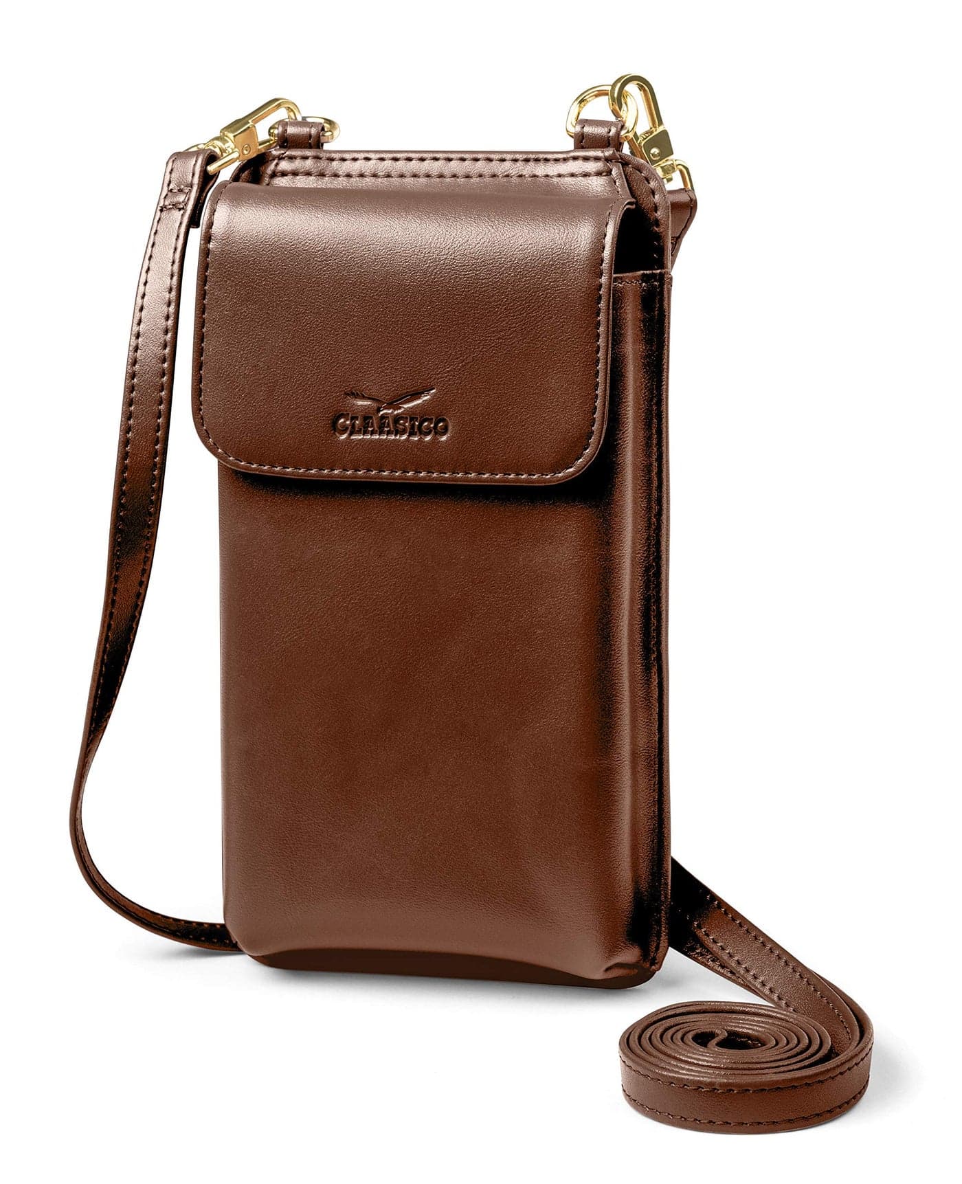 Claasico Crossbody Phone Purse for Women – RFID Phone Case Wallet w/Magnetic Closure & Separate Zipper Pocket Crossbody Bag
