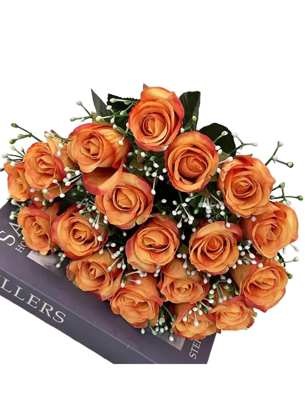 Artificial Flower Decor for Home, Parties, and Weddings Orange