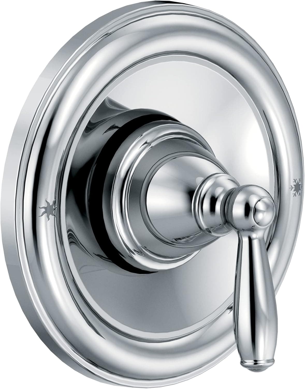 Moen Brantford Chrome PosiTemp Pressure Balancing Traditional Tub and Shower Lever Handle Valve Required T2151