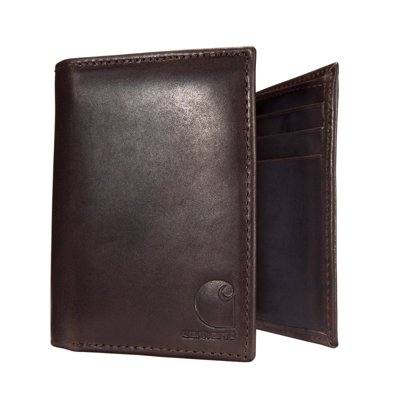 Carhartt Men's Standard Trifold Wallet, Oil Tan - Brown, One Size