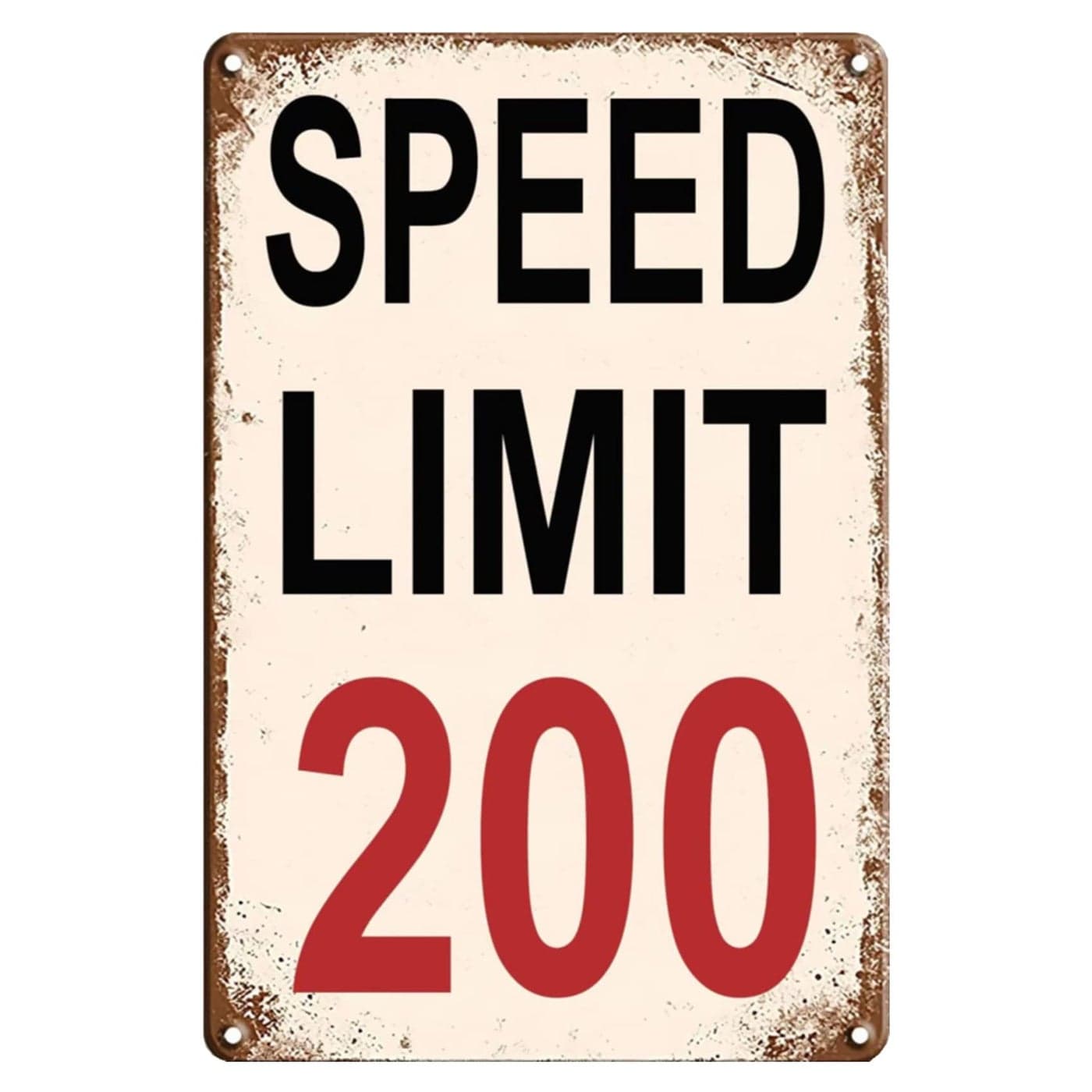 Man Cave Decor Race Car Posters For Men Bedroom Garage Accessories Funny Metal Tin Signs Room Stuff Wall Decor Speed Limit 200 Sign 8x12 Inch