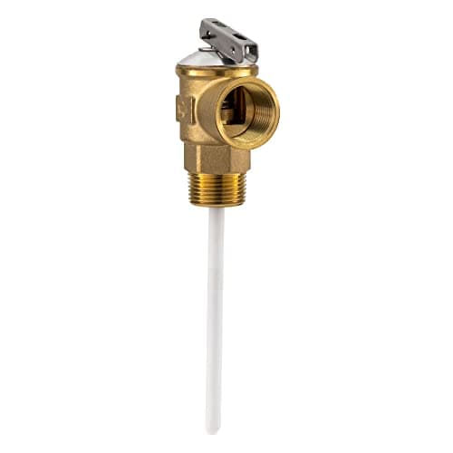 RecPro 3/4" RV Pressure Relief Valve with 4" Epoxy-Coated Probe