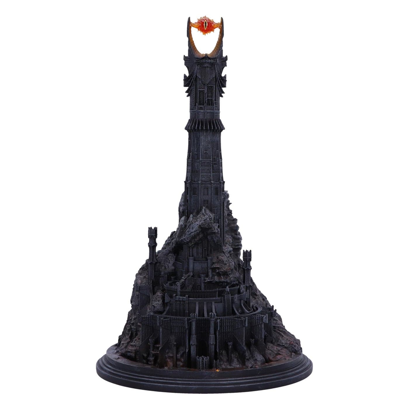 Nemesis Now Lord of The Rings Barad Dur Backflow Incense Burner 265cm Resin Black Officially Licensed Lord of The Rings Sauron Merchandise Cast in The Finest Resin Expertly HandPainted