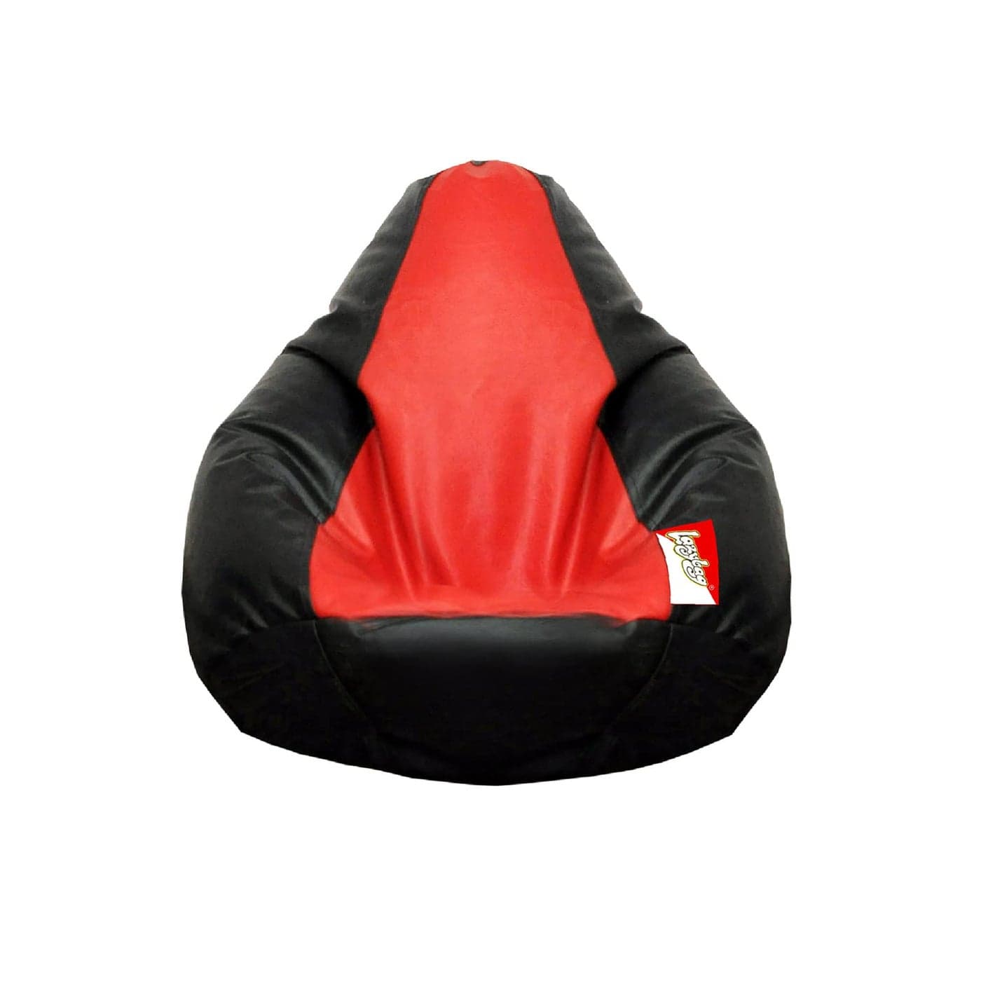LAZYBAG Bean Bag Chair Furniture for Kids XXXL Bean Bag Cover Playing Video Games or Relaxing for classrooms daycares Libraries or Work from Home Red and Black 3XL Size