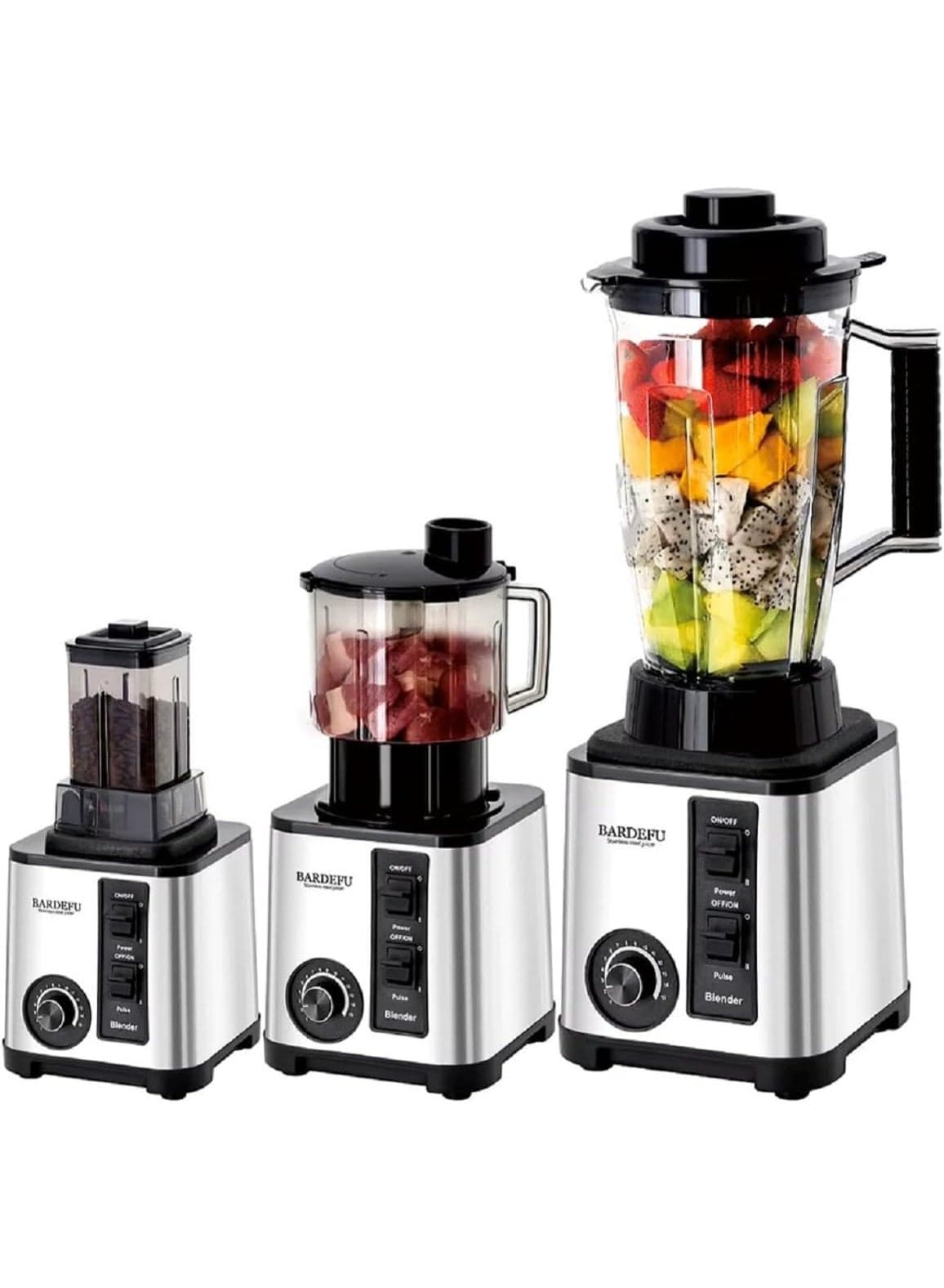 BARDEFU BF-5052 High Speed Blender | 9500W 8-in-1 Food Mixer & Processor