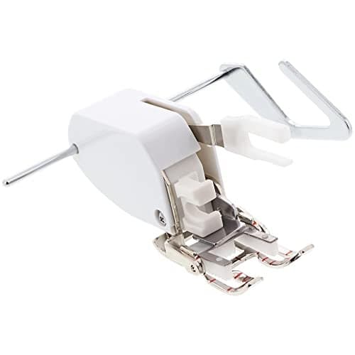 Sewable Open Toe Walking Foot with Adjustable Guide | Fits Low Shank Sewing Machines - Brother, Janome, Singer, and More | Even Feed Foot for Quilting and Sewing Multiple Layers
