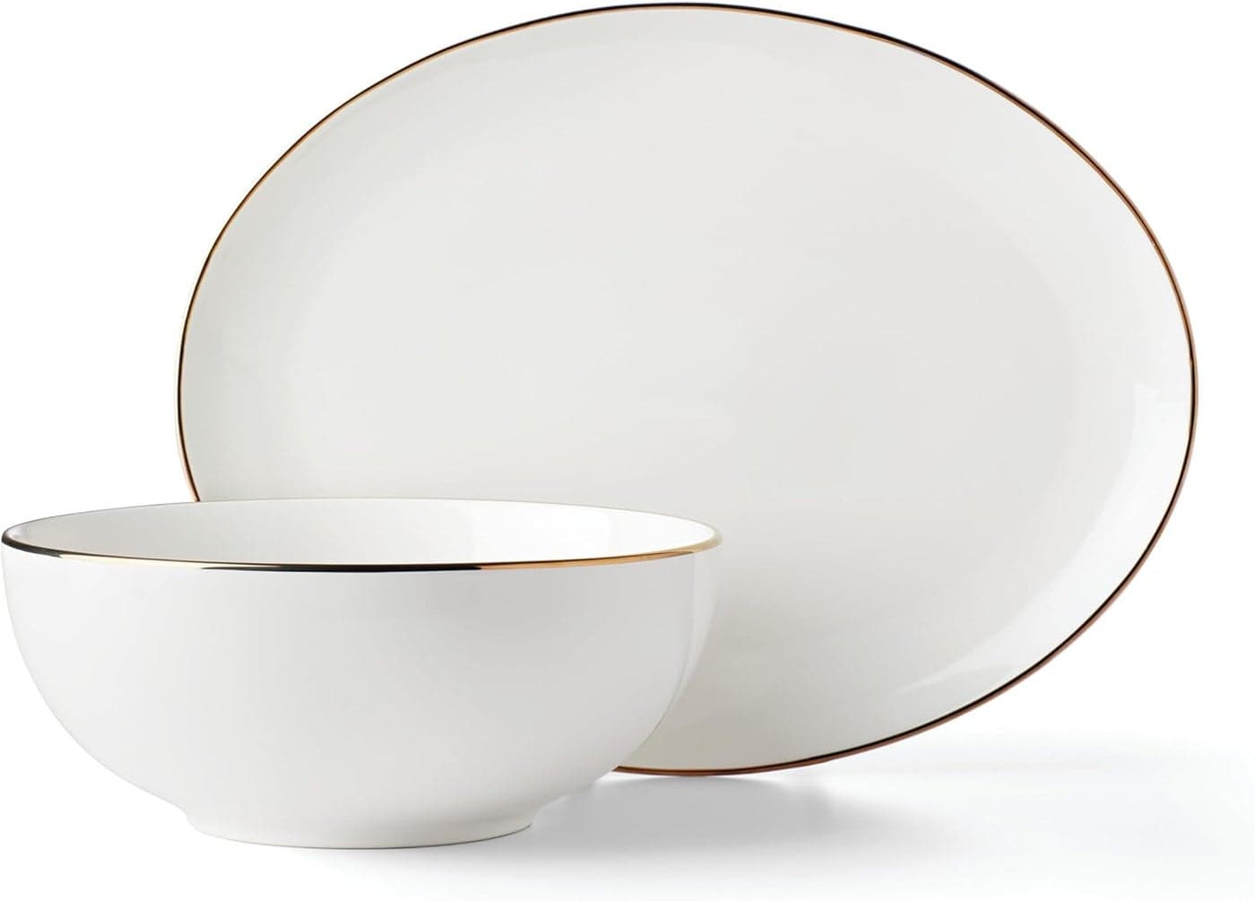 Lenox 894109 Trianna White 2Pc Serveware Bundle