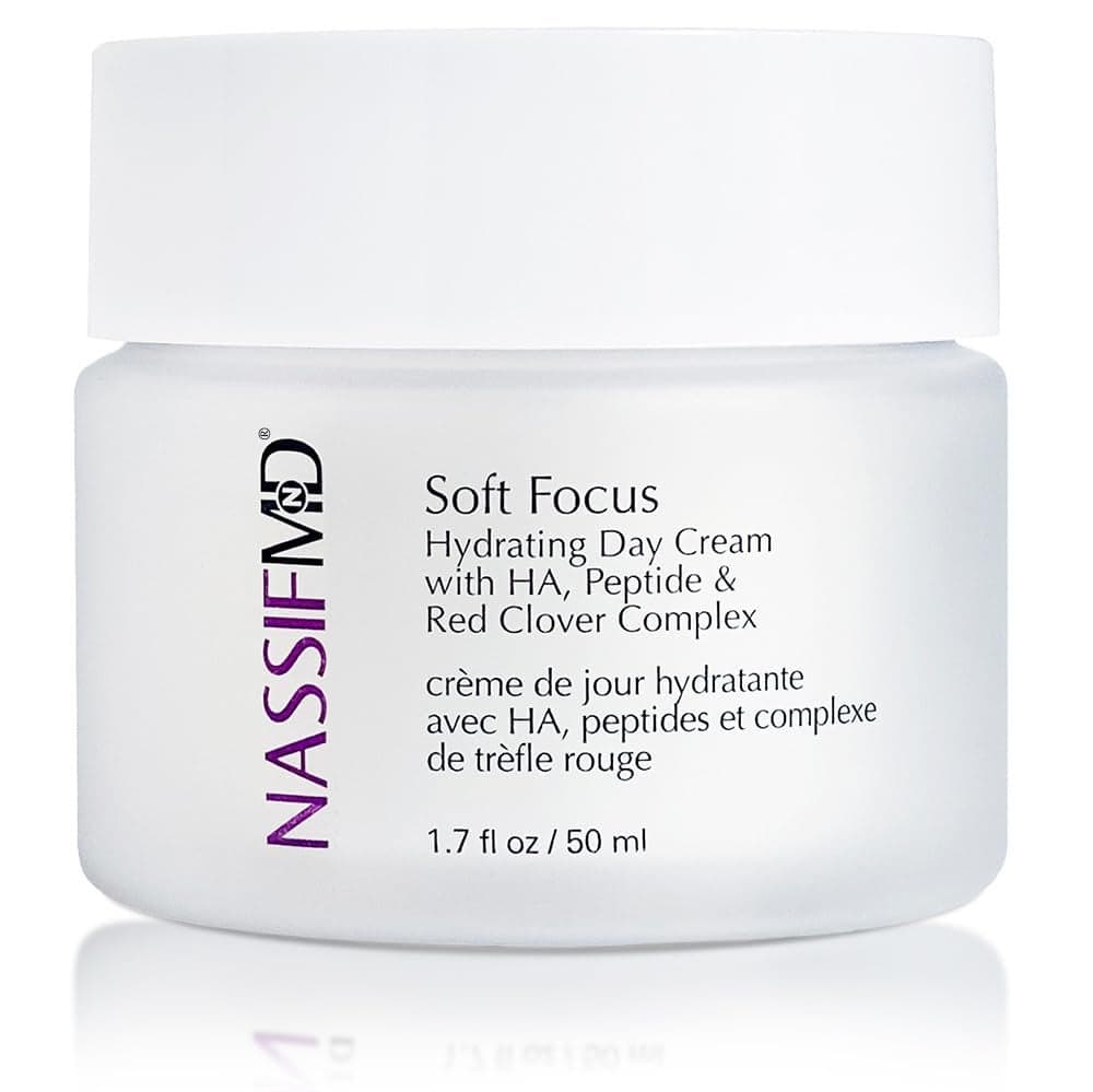 NassifMD Soft Focus Hydrating Day Cream Moisturizer Face Cream for Radiant Youthful Skin Niacinamide Hyaluronic Acid Facial Moisturizer