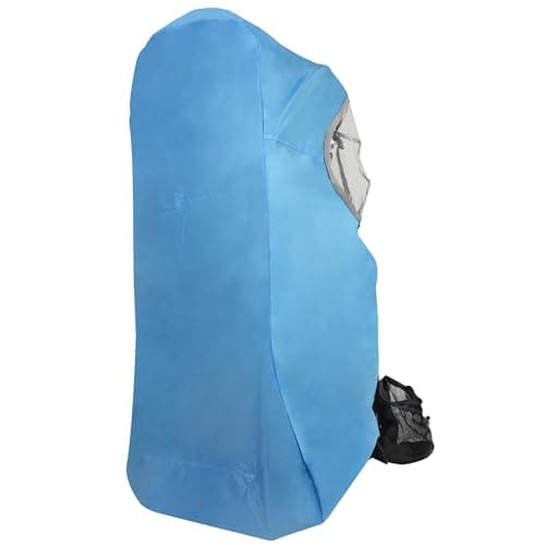 WIPHA Rain Cover for Baby Backpack Carrier Waterproof Breathable Rain Shield Universal Fit Hiking Carrier Accessory with View Window Lightweight Foldable