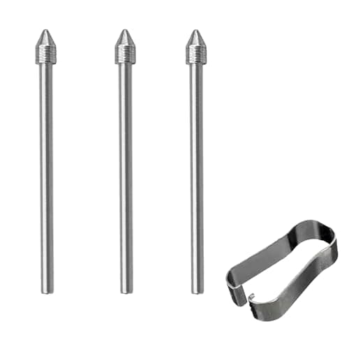 3 PCS Tab S6 Lite Pen Nibs for Samsung Galaxy S6 Lite S Pen Tips,Metal Pen Tips Replacement for Samung Galaxy Tab S6 Lite Stylus Pen Nibs+Tweezers