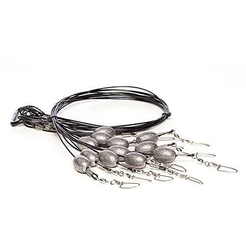 Rig'Em Right Waterfowl Original Pre-Rigged Duck Hunting Decoy Anchors (30" Length, 4-oz Weights)