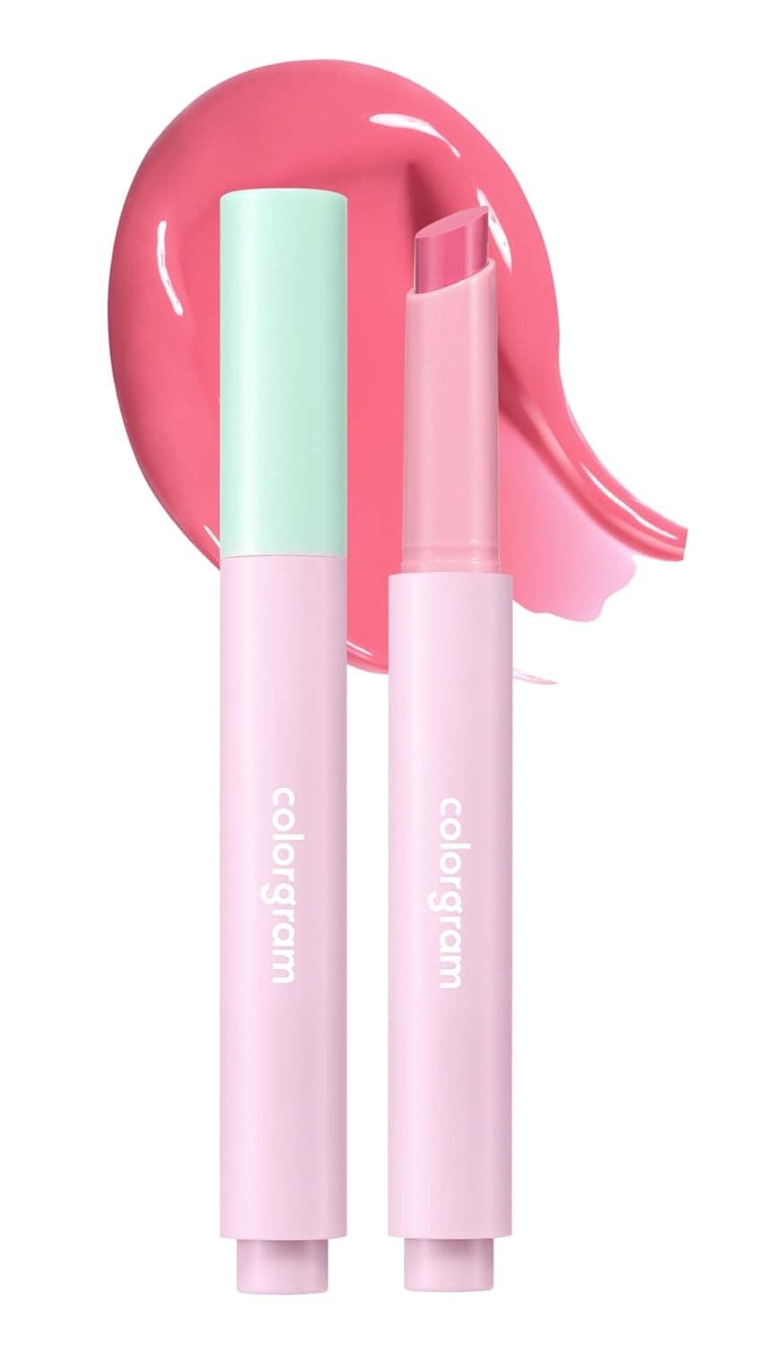 COLORGRAM Fruity Glass Stick 01 ENDEARING FIG LongLasting Juicy Lip Tint with Radiant Glossy Finish Melting Syrupy Texture for Vibrant Hydrated Lips NonSticky Shine