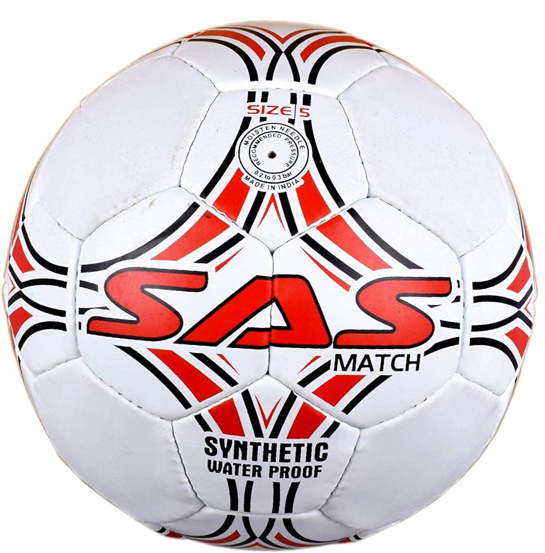 SAS SPORTS Football | Rubber (Size 5)