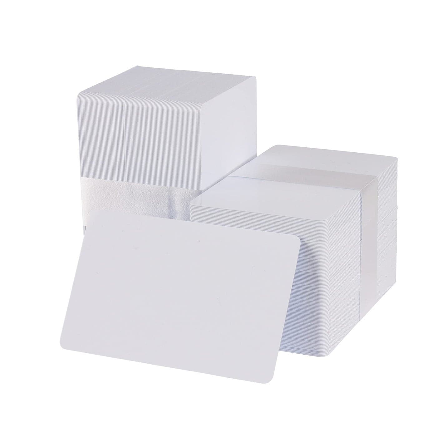 QTY 500 White CR80 Standard Size PVC Cards 20 mil Thickness by easyIDea