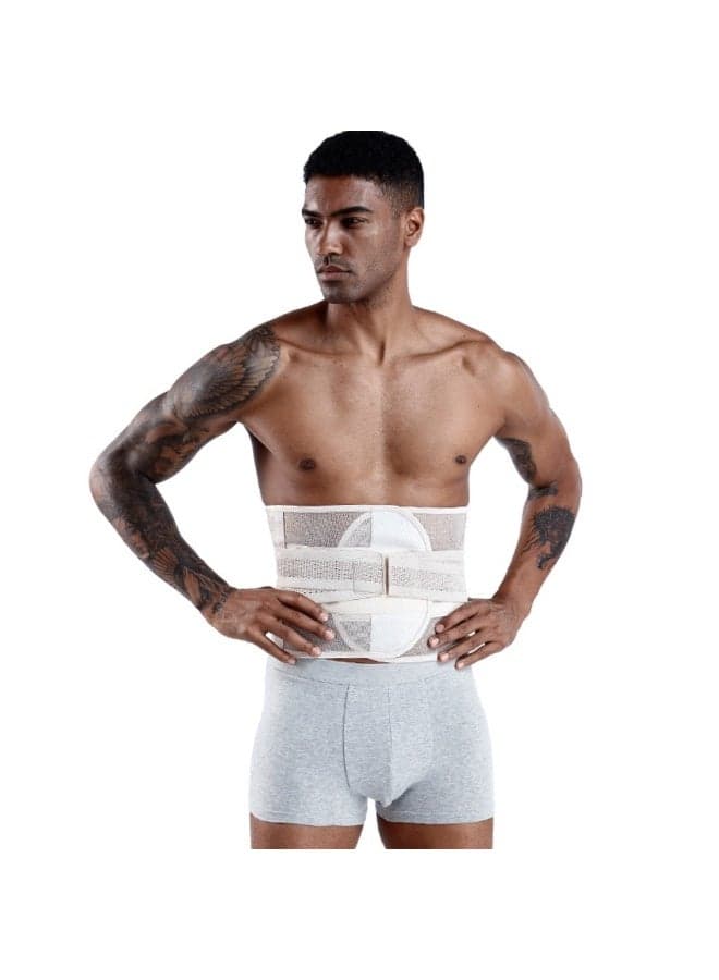 Men's Slimming Waist Trimmer Belt, Lightweight Belly Burner for Men, Adjustable Waistband for Weight Loss, XL size Skin Color, Waist circumference 90-100CM,Effective Slimming Support for Back and Abdomen.