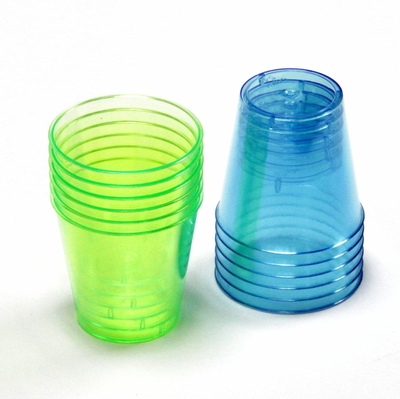 Chef Craft Select Plastic Shot Glass 1 ounce 12 piece set BlueGreen