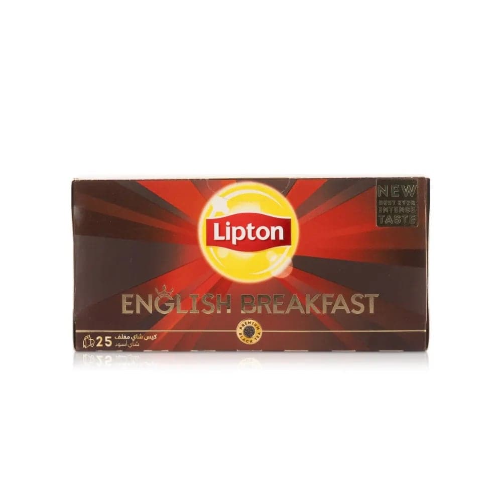 Lipton English Breakfast Black Tea Bags- 25 Tea Bags