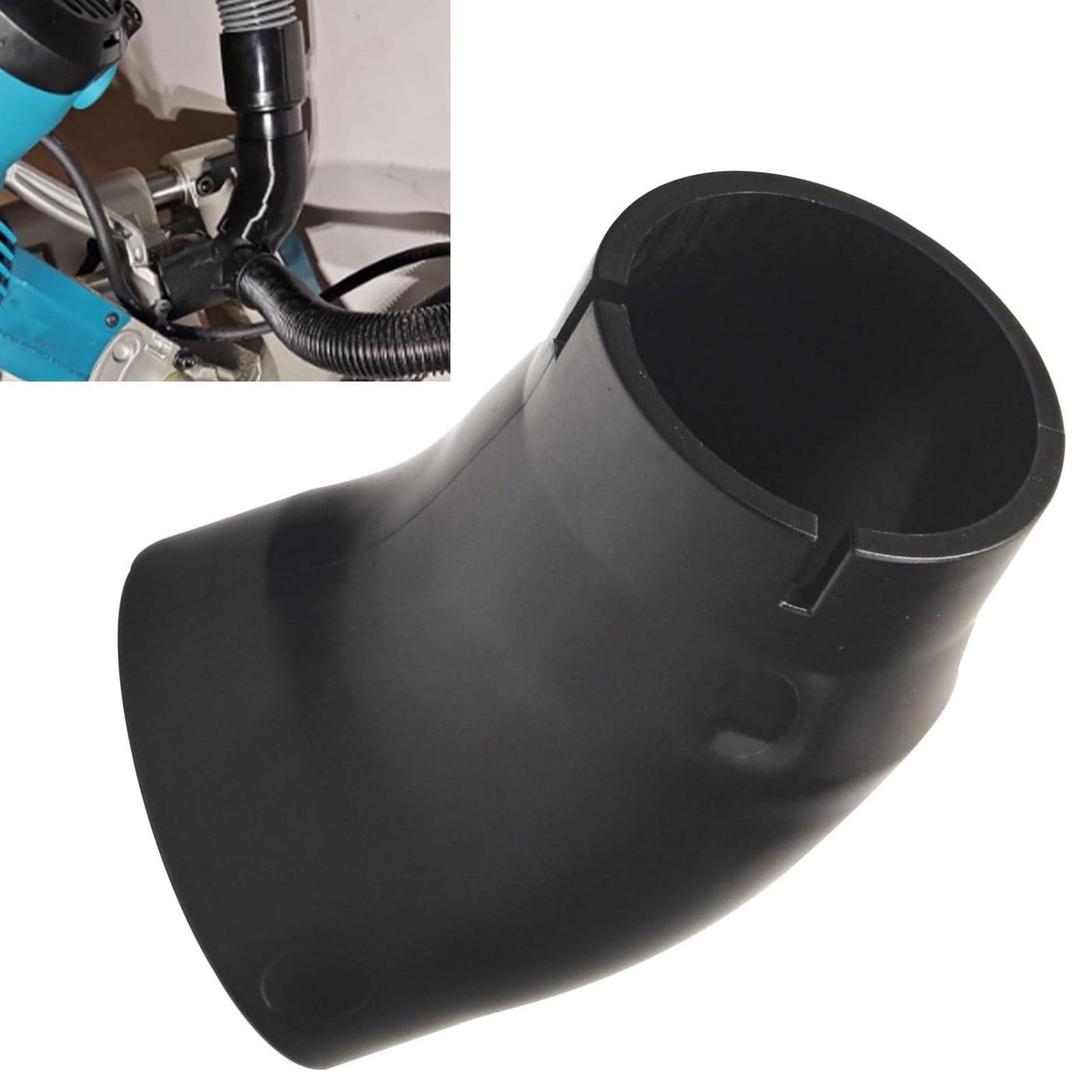 Miter Saw Vacuum Adapter 1 78 for Makita Miter Saws Dust Collection Chop Saw Elbow Adapter Construction Shop Vac Attachment