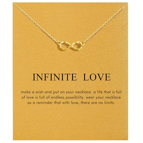 Baydurcan Infinity Necklace for Women Dainty Infinity Jewelry for Women