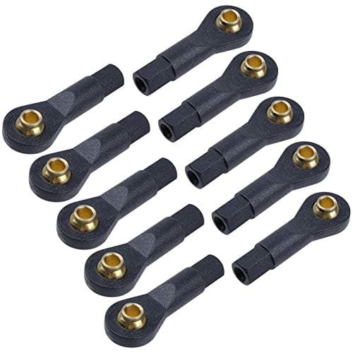 Hobbypark Universal Plastic M3 Turnbuckle Rod Ends with Hollow Balls Joint for RC AirplaneCarBoat 10Pack