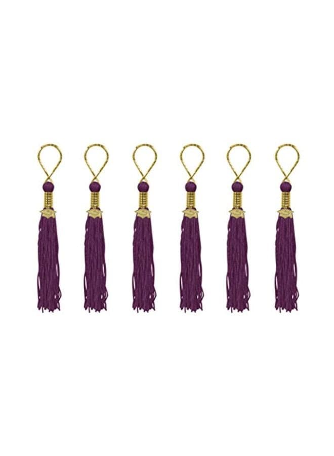 6-Piece Tasselled Key Chain Set TS07