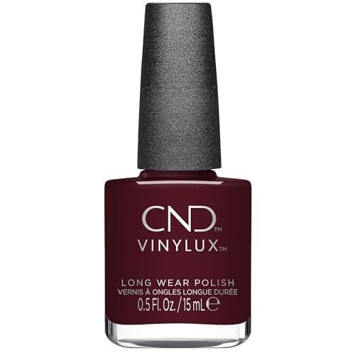 CND Vinylux Longwear Red Nail Polish Gellike Shine Chip Resistant Color Oxblood 05 fl oz