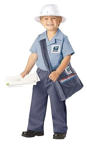 California Costumes Toddler Postman Costume Blue