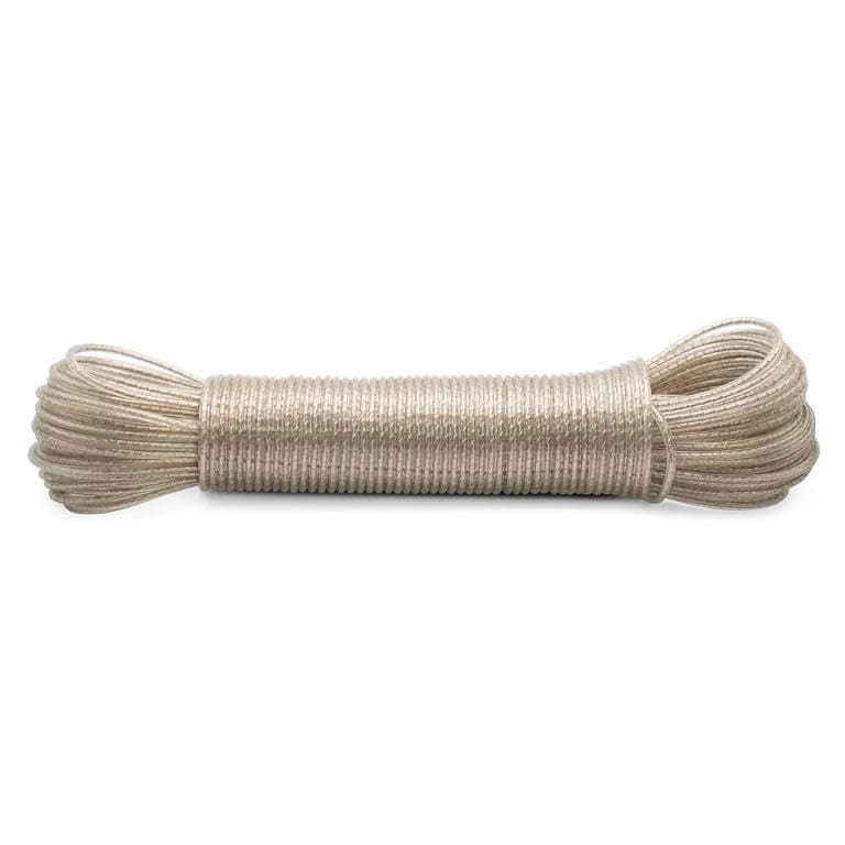 ZEBROC PVC Coated Steel Core Clothesline 20 Meter | Heavy Duty Anti-Rust Wire Rope for Drying Clothes | Weatherproof Tangle-Free PVC Laundry Line for Indoor Outdoor Use (20 Meter Clothesline)