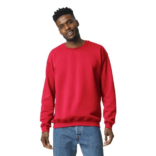 Gildan Adult Fleece Crewneck Sweatshirt, Style G18000, Multipack, Red (1-Pack), 2X-Large