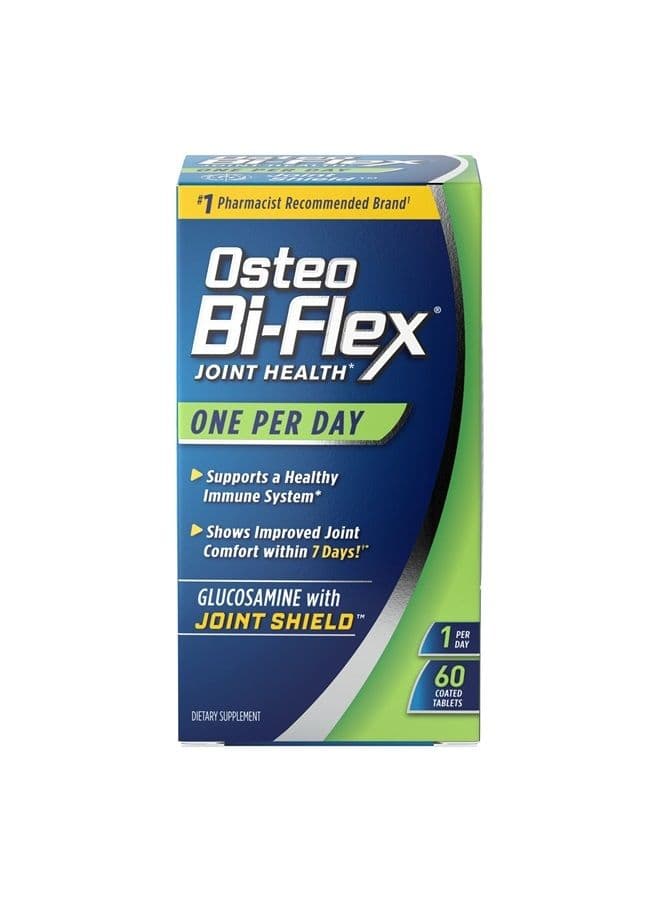 One Per Day, Glucosamine Joint Health Supplement with Vitamin D, Coated Tablets, 60 Count