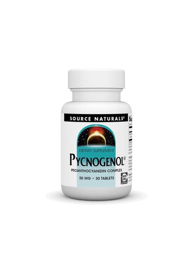 Pycnogenol 50 mg Proanthocyanidin Complex - 30 Tablets
