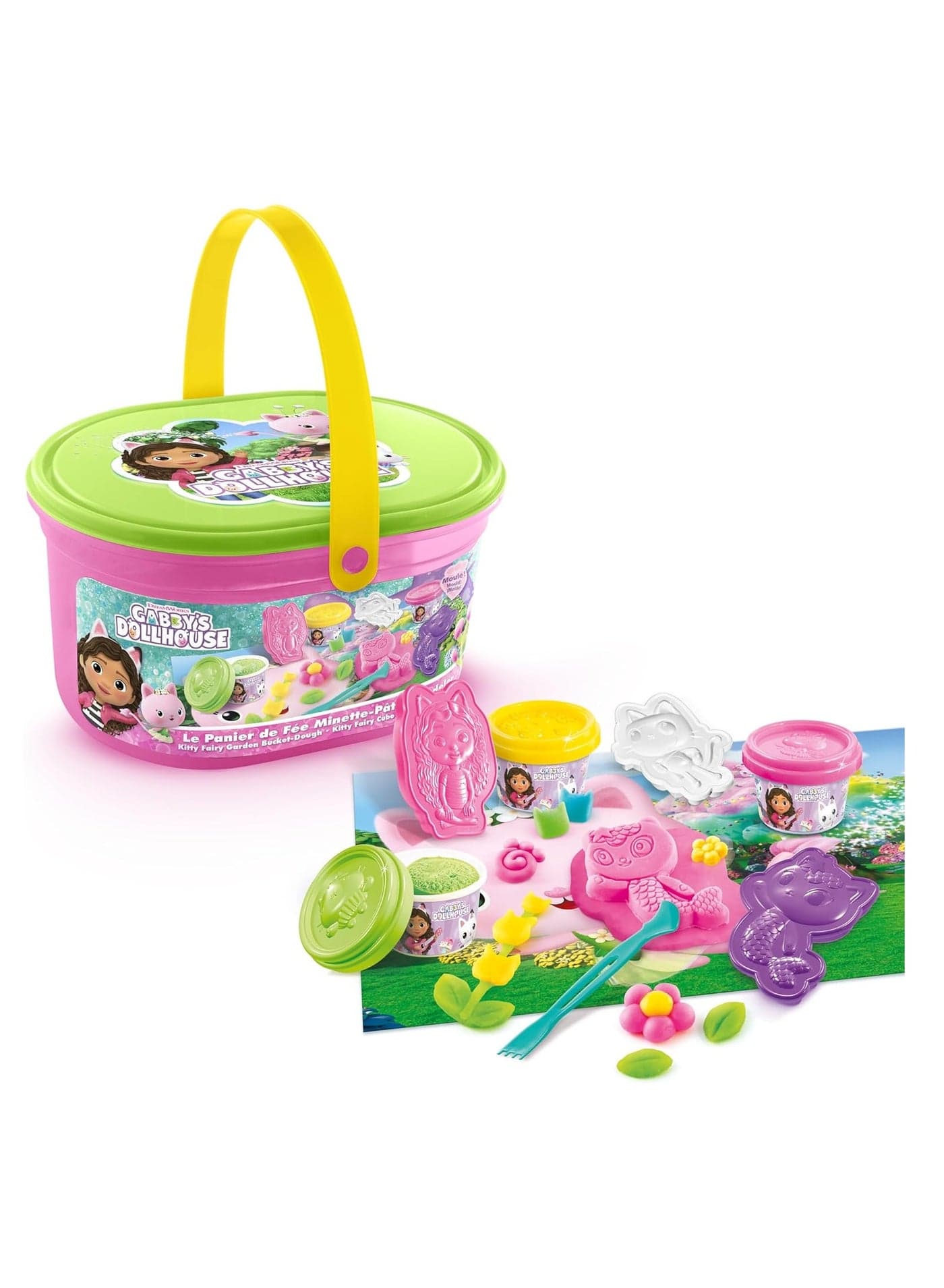Gabby's Dollhouse Kitty Fairy Garden Bucket