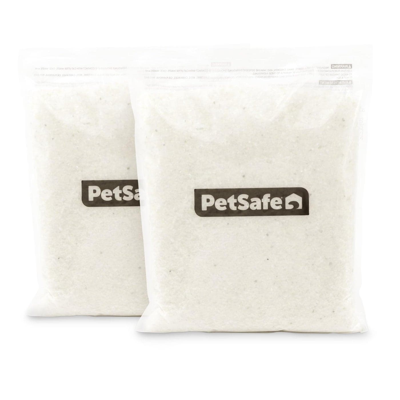 PetSafe ScoopFree Premium Crystal Cat Litter Outperforms Clay Litter Refill Packs Reusable Tray Compatible Fragrance Free 43 lb Bags 2 Pack