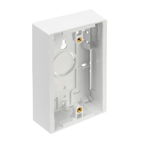 Leviton Surface Mount Backbox, Single Gang, 1.45", 42777-1WB, White