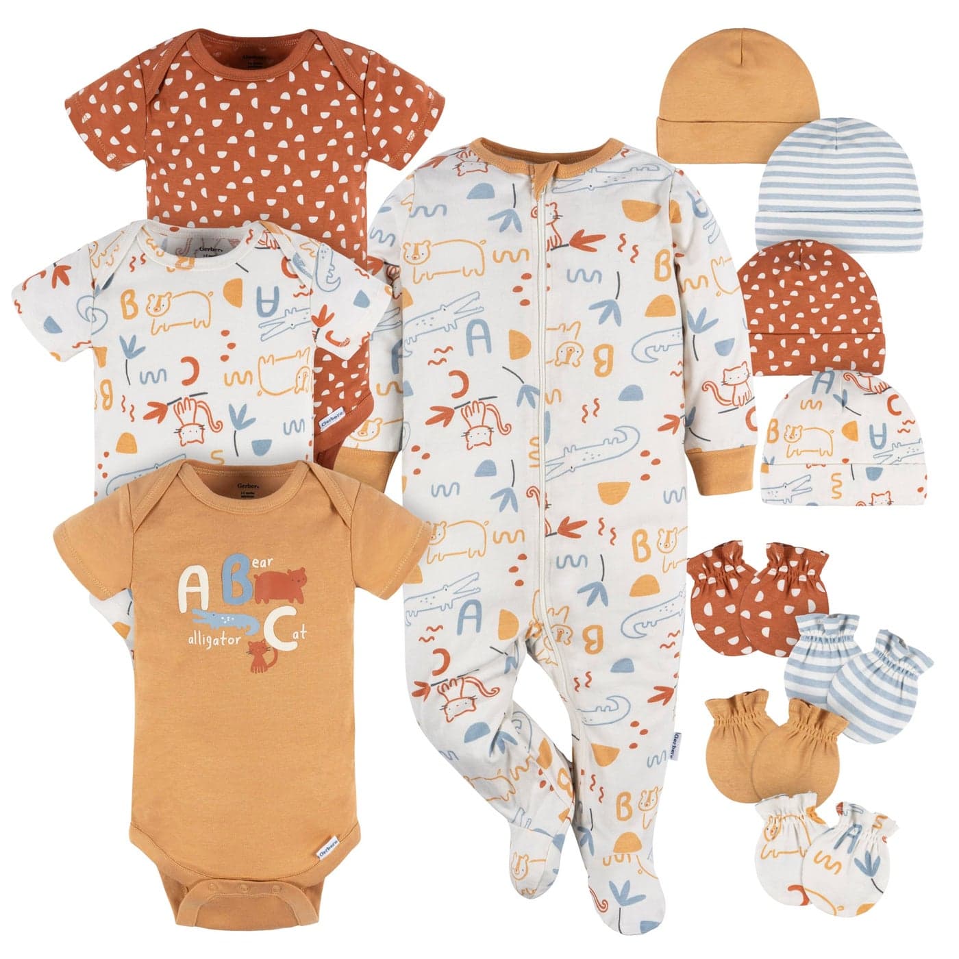 Gerber Baby Boys 12 Piece Layette Gift Set ABC Newborn