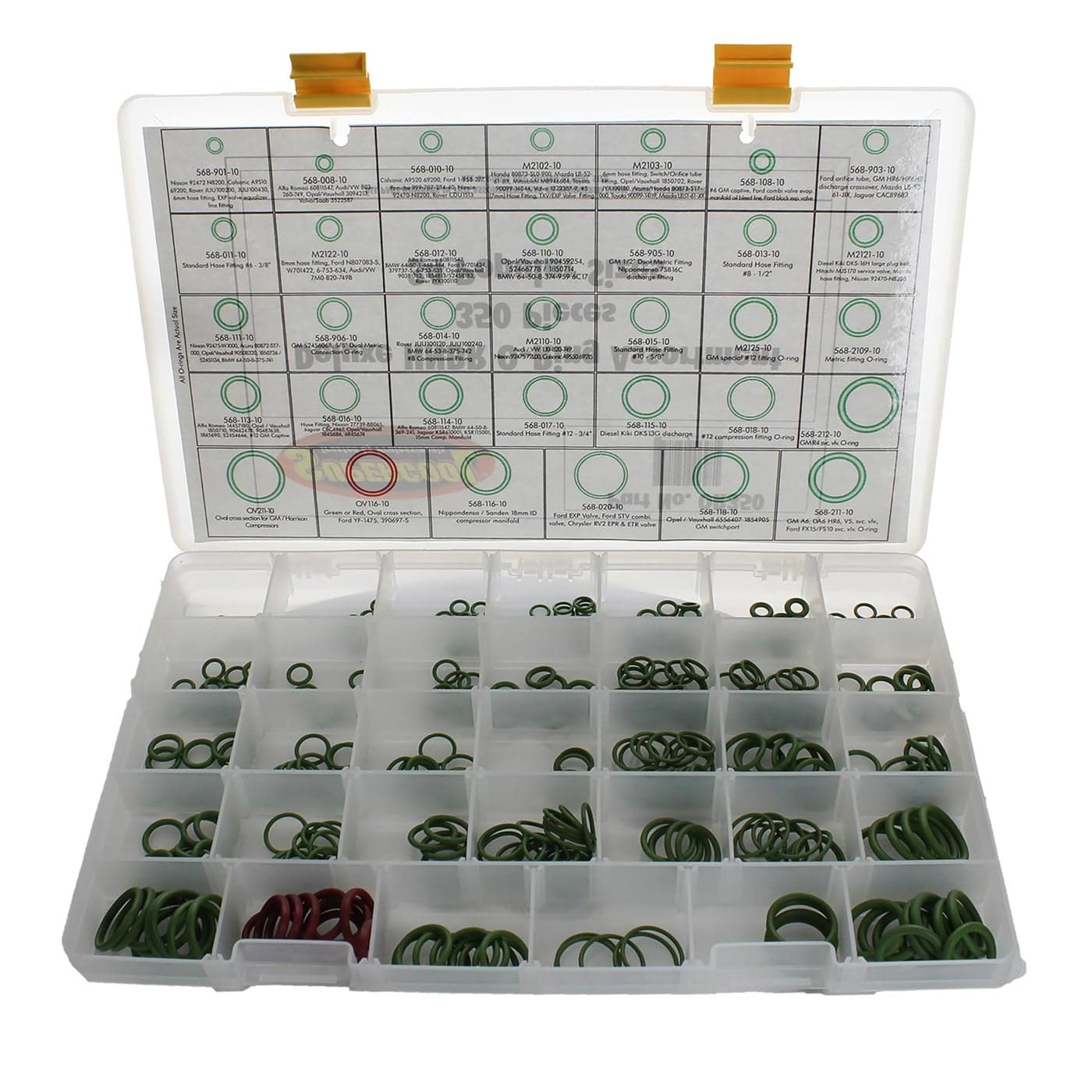 TSI Supercool OR350 Deluxe AC HNBR ORing Assortment 350 Piece