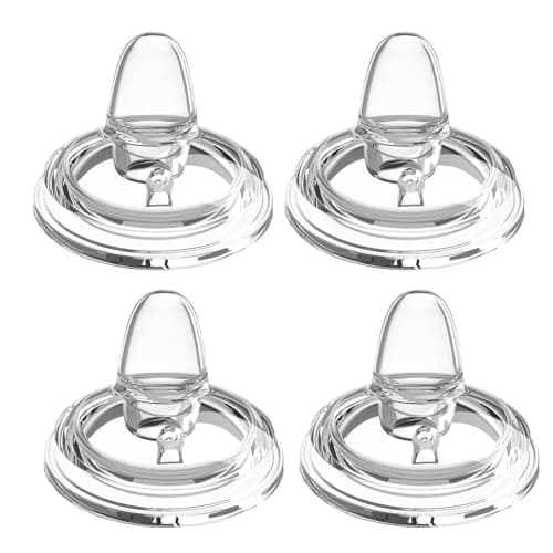 Sippy Spout Nipples for Philips Avent Natural Baby Bottles Trainer Sippy Cup 100 Food Grade Silicone Soft Nipple 6m Pack of 4