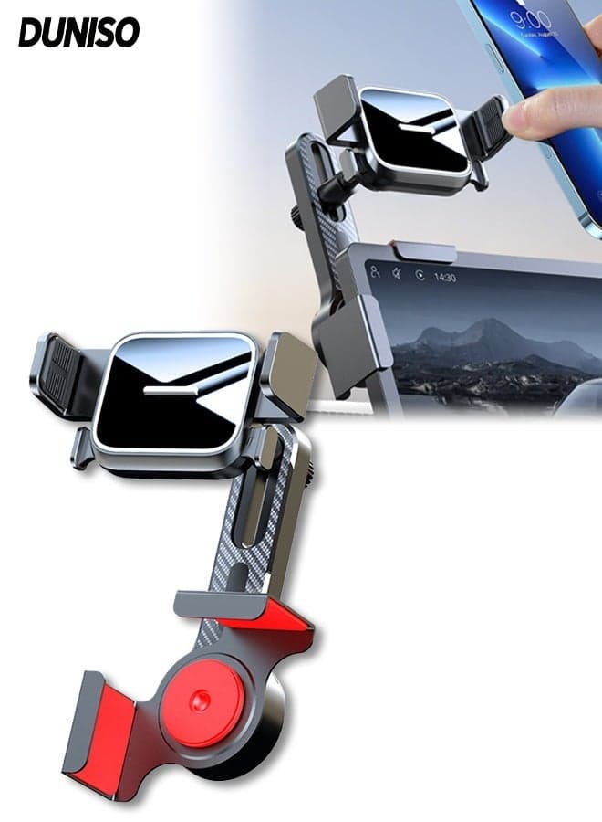 Center Console Navigation Screen Mount,Screen Hinge Holder,Car Phone Holder,Supports 360 ° Aangle Adjustment,Adjustable Shrinkage and Stretching,17mm Universal Ball Head, Supporting Multiple Devices