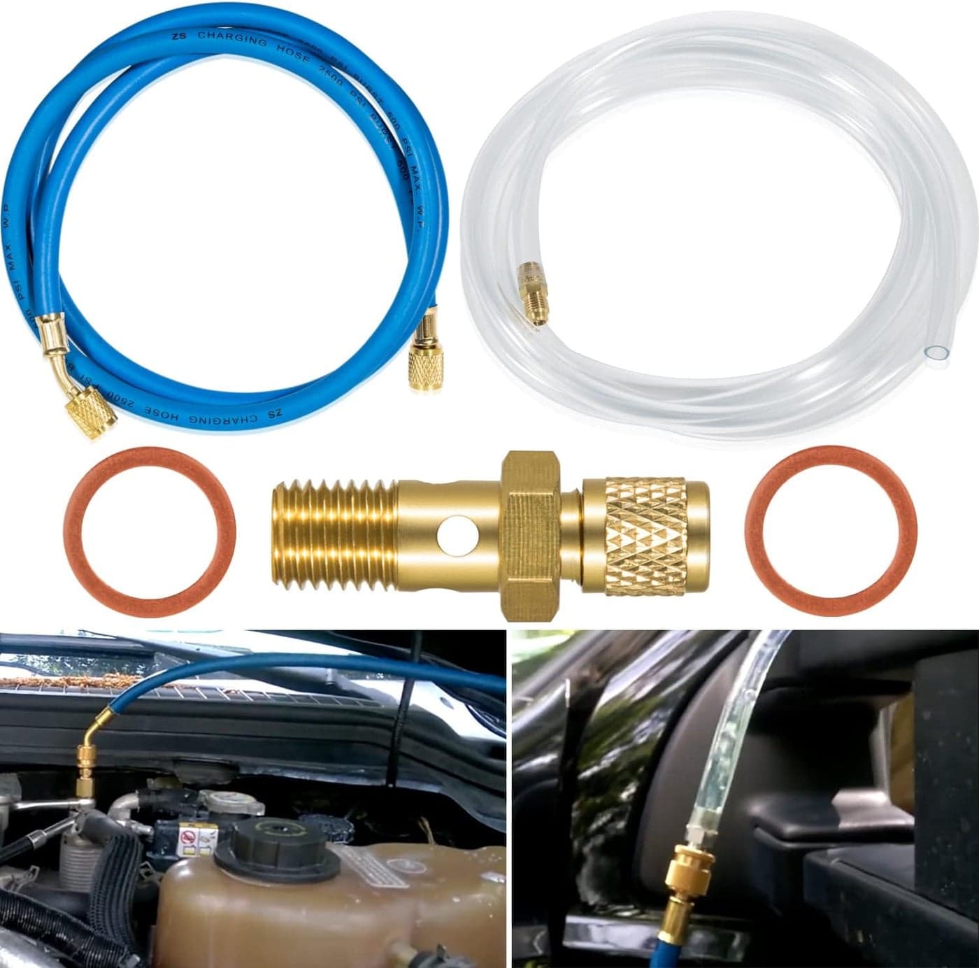 Camoo Fuel Filter Air Bleeder Service Kit for Ford 6.4L Powerstroke Diesel Engines (2008-2010)