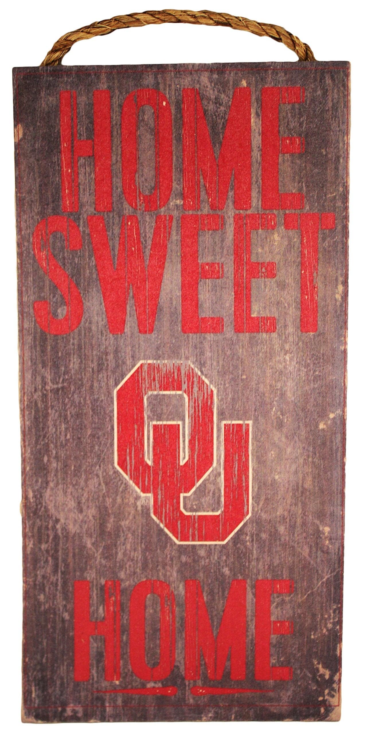 Fan Creations Oklahoma Sooners 6" x 12" Home Sweet Home Wood Sign