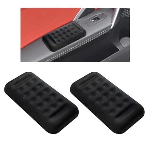 Wevdn 2 PCS Arm Rest Elbow Pads for Car 51 26 Vehicle Door Thigh Support Armrest Pad with Memory Foam NonSlip Automotive Comfortable Elbow Fatigue Relief Wrist Rest Cushion