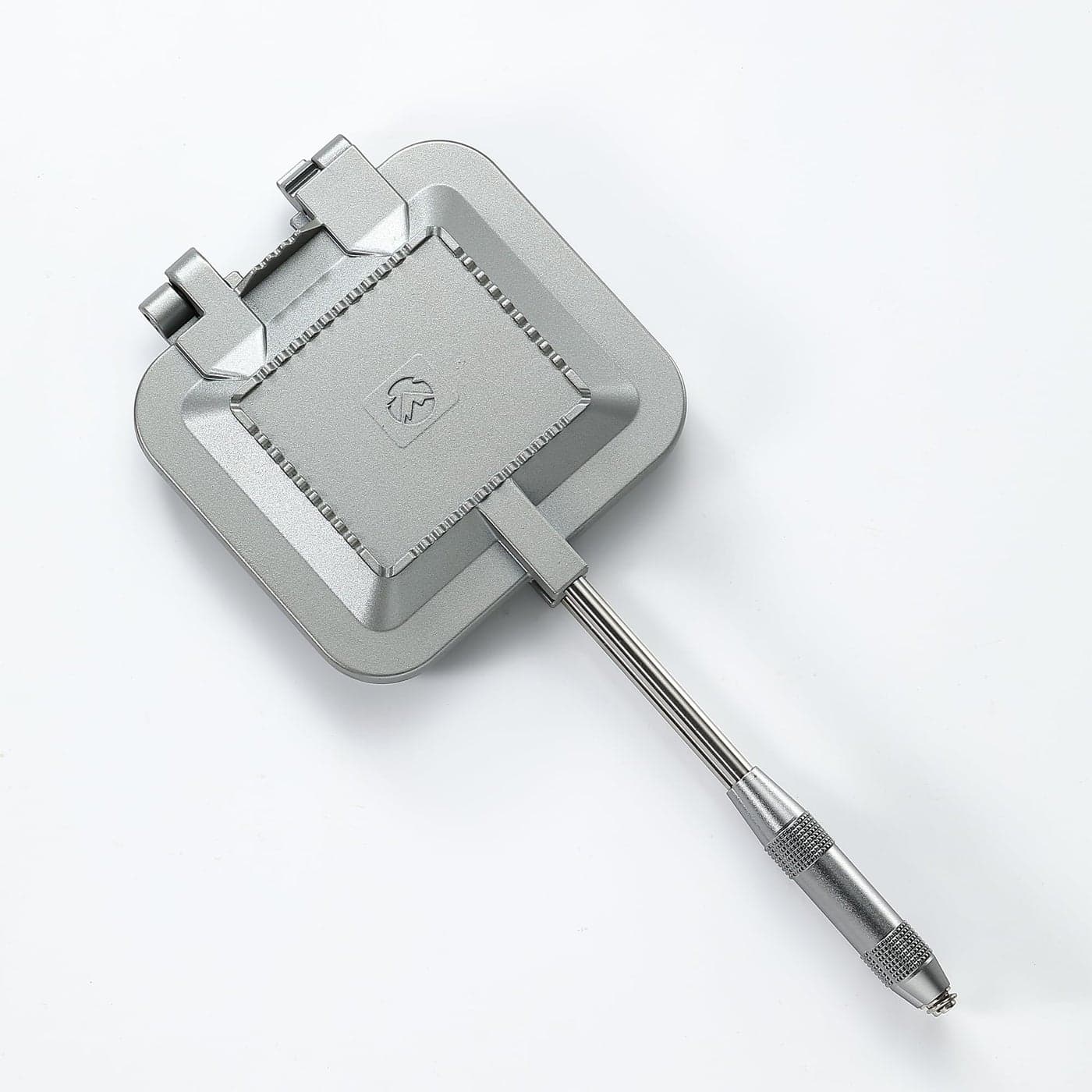 camping moon Sandwich Maker Hot Sand Single Burner Gas Fire Open Fire Compact Aluminum TT1315 Silver