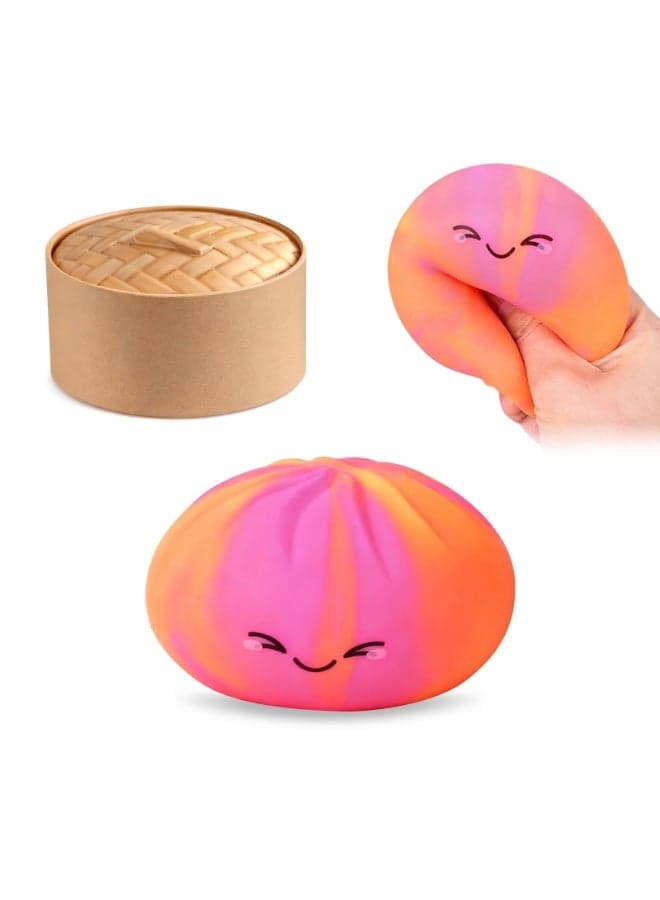 Adorable Miniature Bun-Shaped Squeezable Toy with Slow Rebound – A realistic miniature bun shape, this soft, squeezeable stress-relieving toy is cute, comforting, and suitable for both children and adults.