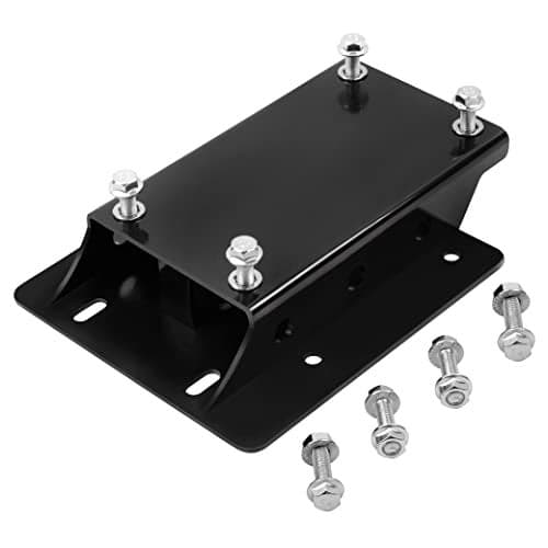 JY PERFORMANCE Torque Converter Motor Riser Plate Mount for Predator 196cc 212cc Engine on Coleman Mini Bikes Black 1 34 Inch Lift