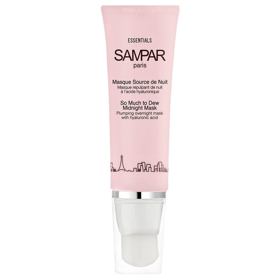 SAMPAR So Much To Dew Midnight Mask Overnight Replumping Mask with Hyaluronic Acid Hydrates Restores Skin All Skin Types CrueltyFree Paris Beauty Rejuvenates Moisturizes 17 oz
