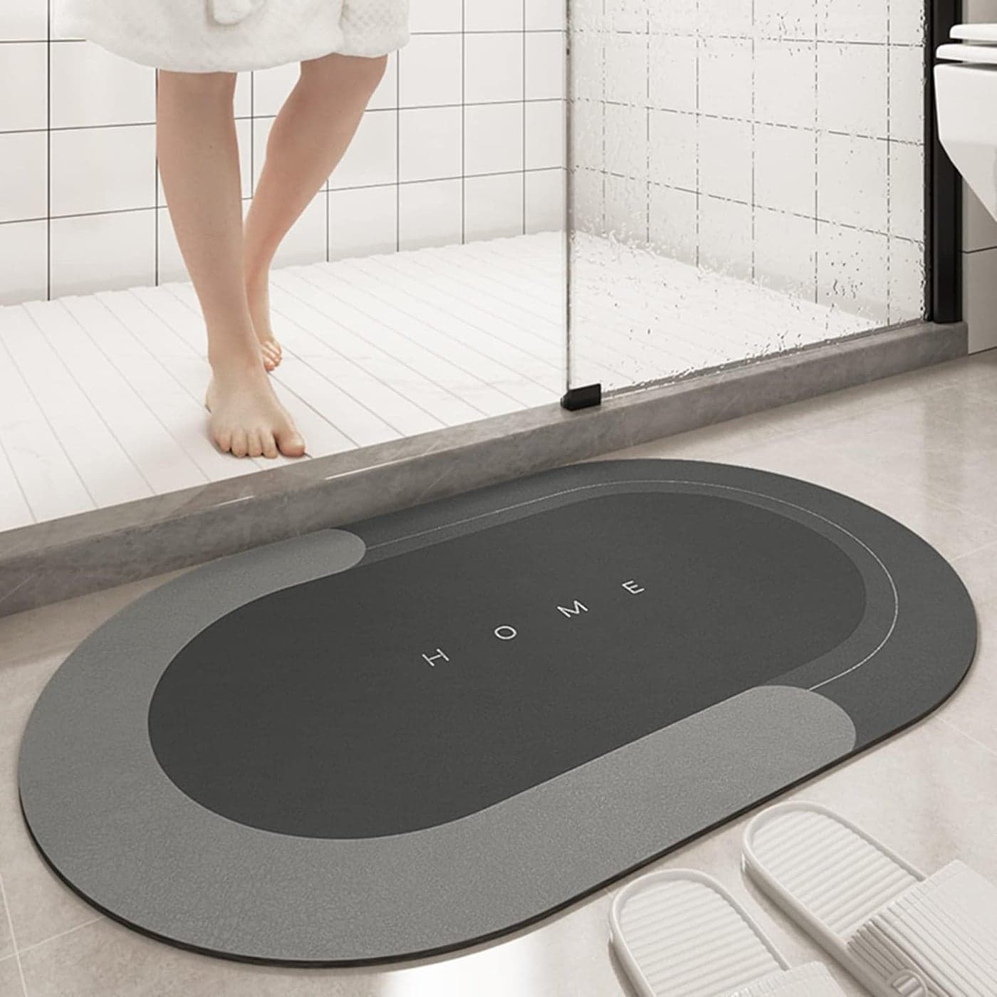 Holy Delight Super Absorbent Bath Mat, Quick-drying Bathroom Mats, Super Absorbent Living Room Floor Mat, Rubber Non-slip Bottom, Easy to Clean Bathroom Rugs, Simple Kitchen Doormat