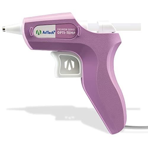 AdTech Premium Mini Hot Glue Gun Lavender Craft Tool for Scrapbooking Home Decor DIY Crafts