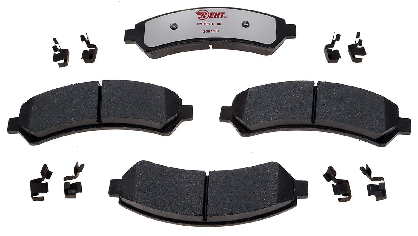 Raybestos Premium Raybestos Element3 EHT™ Replacement Front Brake Pad Set for Select Chevrolet Blazer/S10, GMC Jimmy/Sonoma, Isuzu Hombre and Oldsmobile Bravada Model Years (EHT726H)