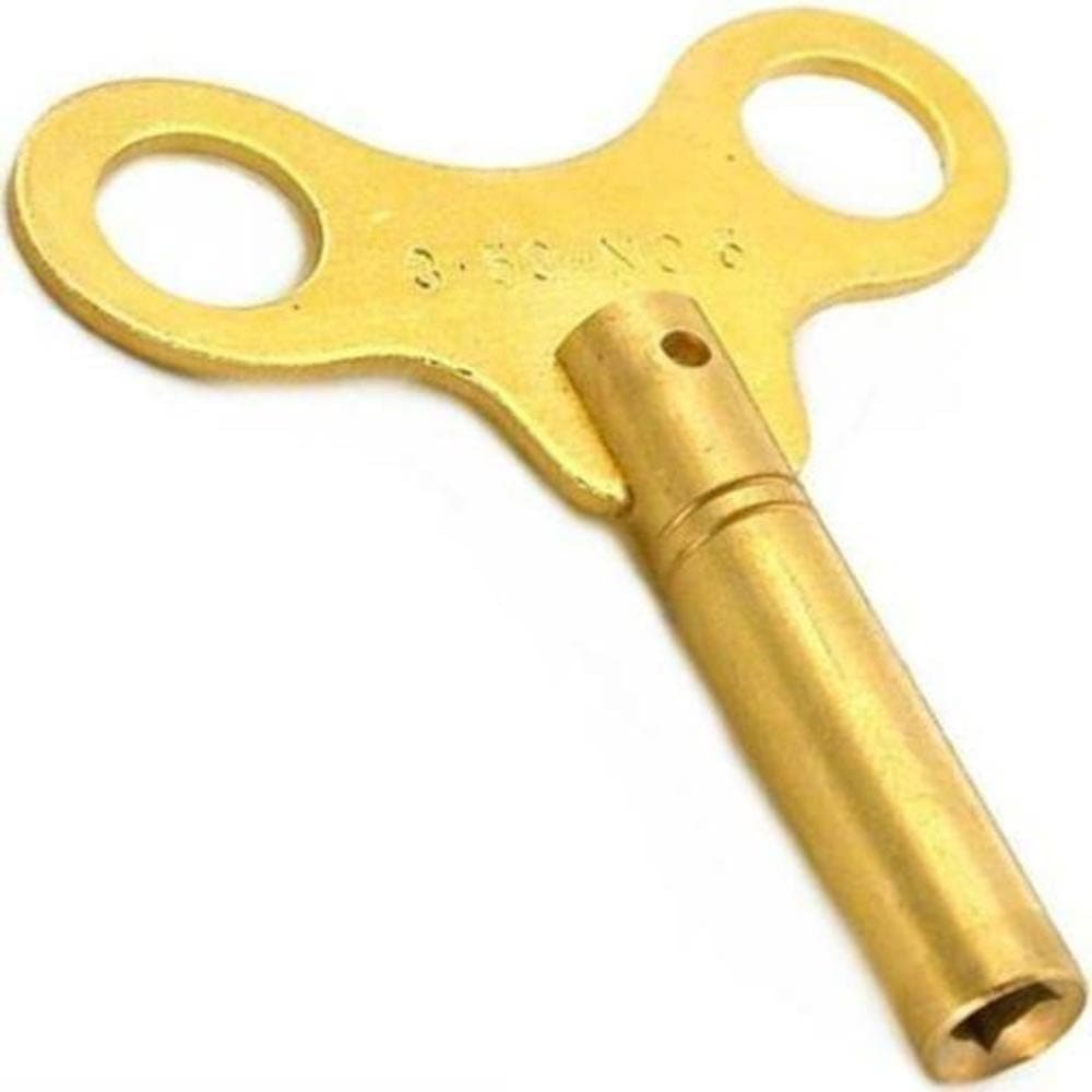 Brass Clock Winding Key Mainspring Winder Sz 5 35mm