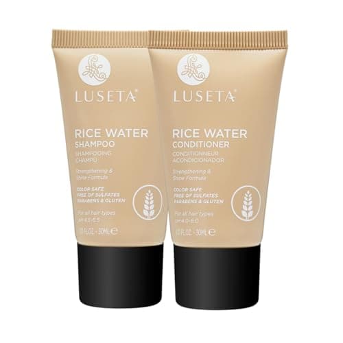 Luseta Rice Water Shampoo and conditioner Set Strengthening Nourishing Revitalizes Shine for All Hair Types Hydrating Frizz Control for Women and Men 101oz2